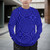 Blue Triangle Vortex Kids' Pullover Sweater