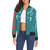Tsurara Onna All Over Print Bomber Jacket for Women (Model H19) 