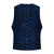 Blue Dragon Scale Men's Sleeveless Suit Vest 