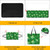 Halftone Clover Zipper Picnic Mat