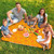 Orange Soda Zipper Picnic Mat