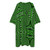 Green Swirling Clouds Oversized T-Shirt Dress