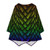 Rainbow Dragon Scale Women's Slub Long-Sleeve Top