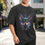Cosmic Chihuahua Men's Washed Cotton T-Shirt (Front Printing)(Model T91)