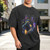 Cosmic Shepherd Men's Washed Cotton T-Shirt (Front Printing)(Model T91)