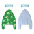Halftone Clover Arrowhead Kickboard