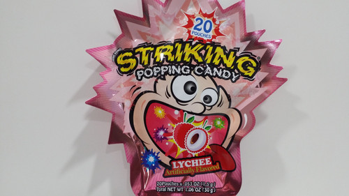 Striking Popping Candy Lychee 30gm Migrocer Delicious Yummy Full