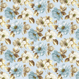 Barmarche Sea Mist by Kasmir Designer Fabric 5065 100% Cotton SPAIN 100,000 Wyzenbeek Double Rubs Horizontal: 27 inches and Vertical: 25 2/8 inches 54 - 55 - Swanky Fabrics -
