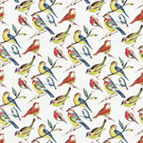 Bye Bye Birdie Summer by Kasmir Designer Fabric 5063 55% Linen 45% Rayon USA 9,000 Wyzenbeek Double Rubs Horizontal: 27 inches and Vertical: 25 2/8 inches 54 - Swanky Fabrics -