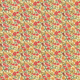 Carillon Garden Poppy by Kasmir Designer Fabric 5064 100% Cotton USA 42,000 Wyzenbeek Double Rubs Horizontal: 18 inches and Vertical: 9 inches 54 - Swanky Fabrics -