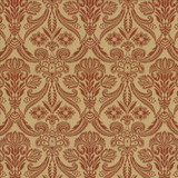 Carriage House Persimmon by Kasmir Designer Fabric 5121 58% Cotton 42% Polyester TURKEY 35,000 Wyzenbeek Double Rubs Horizontal: 14 inches and Vertical: 14 inches 55 - Swanky Fabrics -