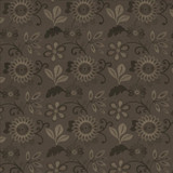 Chandra Graphite by Kasmir Designer Fabric 1443 100% Polyester Embroidery 100% Viscose INDIA Not Tested Horizontal: 13 inches and Vertical: 12 6/8 inches 55 - 56 - Swanky Fabrics -