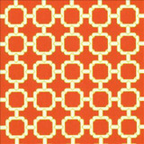 Cozumel Fret Coral by Kasmir Designer Fabric 5070 100% Cotton TURKMENISTAN 15,000 Wyzenbeek Double Rubs H: 1 7/8 inches, V: 1 7/8 inches 54 - 55 - Swanky Fabrics - Kasmir
