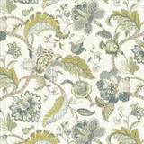 Darby Hill Peacock  by Kasmir Designer Fabric 5082 100% Cotton
 USA 15,000 Wyzenbeek Double Rubs Horizontal: 54 inches and Vertical: 27 inches 54  - Swanky Fabrics -