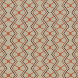 Drewery Terra Cotta by Kasmir Designer Fabric 1434 55% Cotton 35% Polyester 10% Rayon Embroidery 50% Cotton 50% Viscose INDIA Not Tested Horizontal: 8 6/8 inches and Vertical: 6 2/8 inches 51 - 56 - Swanky Fabrics -