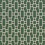 Hakkasan Fret Emerald by Kasmir Designer Fabric 5074 100% Cotton USA 15,000 Wyzenbeek Double Rubs Horizontal: 9 inches and Vertical: 12 5/8 inches 54 - Swanky Fabrics -