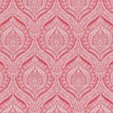 Impromptu Cerise by Kasmir Designer Fabric 5064 100% Cotton SPAIN 100,000 Wyzenbeek Double Rubs Horizontal: 13 4/8 inches and Vertical: 27 inches 54 - 55 - Swanky Fabrics -