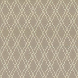 Meander Trellis Flax by Kasmir Designer Fabric 5066 100% Polyester CHINA 15,000 Wyzenbeek Double Rubs Horizontal: 3 4/8 inches and Vertical: 7 6/8 inches 56 - 57 - Swanky Fabrics -