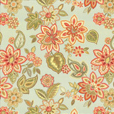 Osterley Park Honeysuckle by Kasmir Designer Fabric 5082 100% Cotton CHINA 51,000 Wyzenbeek Double Rubs Horizontal: 27 2/8 inches and Vertical: 27 inches 54 - Swanky Fabrics -