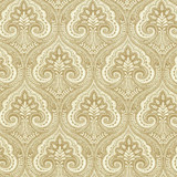 Pietro Paisley Wheat by Kasmir Designer Fabric 5105 100% Cotton TURKMENISTAN 15,000 Wyzenbeek Double Rubs Horizontal: 13 6/8 inches and Vertical: 17 6/8 inches 54 - 55 - Swanky Fabrics -