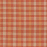 Pixie Plaid Pumpkin  by Kasmir Designer Fabric 5086 100% Cotton
 INDIA 6,000 Wyzenbeek Double Rubs Horizontal: 4 inches and Vertical: 2 inches 54  - Swanky Fabrics -