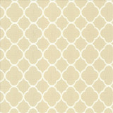 Quatrefoil Maze Parchment by Kasmir Designer Fabric 5083 70% Cotton 30% Polyester CHINA 6,500 Wyzenbeek Double Rubs Horizontal: 1 6/8 inches and Vertical: 1 6/8 inches 54 - Swanky Fabrics -