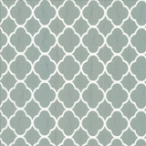 Quatrefoil Maze Spa by Kasmir Designer Fabric 5089 70% Cotton 30% Polyester CHINA 6,500 Wyzenbeek Double Rubs Horizontal: 1 6/8 inches and Vertical: 1 6/8 inches 54 - Swanky Fabrics -