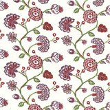 Stoneleigh Crangrape by Kasmir Designer Fabric 1435 100% Cotton USA 12,000 Wyzenbeek Double Rubs Horizontal: 27 inches and Vertical: 25 2/8 inches 54 - Swanky Fabrics -