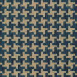 Windmill Prussian by Kasmir Designer Fabric 1441 42% Acrylic 33% Polyester 25% Cotton TURKEY 31,000 Martindale Cycles Horizontal: 1 3/8 inches and Vertical: 1 3/8 inches 54 - Swanky Fabrics -