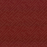 Zen Fret Chianti by Kasmir Designer Fabric 5087 56% Polyester 34% Rayon 8% Cotton 2% Flax USA 9,000 Wyzenbeek Double Rubs Horizontal: 12 7/8 inches and Vertical: 12 6/8 inches 54 - Swanky Fabrics -