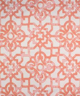 Knotwork Geranium M9831 by Barrow Designer Fabric 15CL03 61% RAYON (S)
39% POLYESTER (F) CHINA 15,000 DOUBLE RUBS </p><p>Repeat: Horizontal: 13 1/2" and Vertical: 13 1/4" 54" Minimum - Swanky Fabrics -