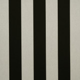 5704 Beaufort Black / White 6 Bar by Sunbrella Designer Fabric Sunbrella Awning Stripes 100% Sunbrella® Acrylic USA or Imported 10-Year Horizontal: and Vertical: 46 in. - Swanky Fabrics -