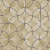 Kaleidoscope Champagne by Spradling Designer Fabric See sample 100% Vinyl  100000 Horizontal: 18.0" and Vertical: 18.0" 54"  - Swanky Fabrics -
