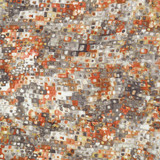 Anantara Reef/Brick 3089-004 by Grey Watkins Designer Fabric SCALAMANDRE WAREHOUSE 51% LINEN 49% COTTON ITALY LIGHT DUTY Horizontal: 18.5" and Vertical: 25 .5" 54" - Swanky Fabrics -