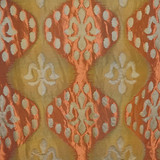 Angel Of Longevity/Salmon / Blue / Green 1730-002 by Grey Watkins Designer Fabric SCALAMANDRE WAREHOUSE 49% LINEN 51% SILK CHINA LIGHT DUTY Horizontal: 14.25" and Vertical: 27.5" 55" - Swanky Fabrics -