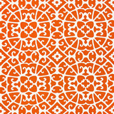 Anshun Lattice/Persimmon 16559-004 by Scalamandre Designer Fabric SCALAMANDRE WAREHOUSE 52% LINEN 48% COTTON UNITED KINGDOM LIGHT DUTY Horizontal: 13" and Vertical: 13.5" 55" - Swanky Fabrics -
