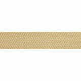 Artemis Tape/Camel T3294-003 by Scalamandre Trim Designer Trim SCALAMANDRE WAREHOUSE 88% VISCOSE 12% LUREX FRANCE LIGHT DUTY Horizontal: .625" and Vertical: 2.375" - Swanky Fabrics -