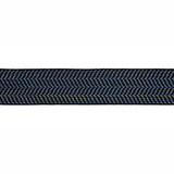 Artemis Tape/Indigo T3294-005 by Scalamandre Trim Designer Trim SCALAMANDRE WAREHOUSE 88% VISCOSE 12% LUREX FRANCE LIGHT DUTY Horizontal: .625" and Vertical: 2.375" - Swanky Fabrics -