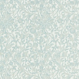 Bali Floral/Surf 27195-002 by Scalamandre Designer Fabric SCALAMANDRE WAREHOUSE 100% SOLUTION DYED ACRYLIC MEXICO LIGHT DUTY Horizontal: 16.5" and Vertical: 13.25" 54" - Swanky Fabrics -