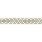 Beaufort Velvet Tape/Linen T3322-001 by Scalamandre Trim Designer Trim SCALAMANDRE WAREHOUSE 49% RAYON 27% POLYESTER 24% FIBRANNE CHINA LIGHT DUTY Horizontal: 2.125" and Vertical: 3.25" - Swanky Fabrics -