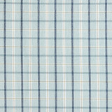Bristol Plaid/Mineral 27121-002 by Scalamandre Designer Fabric 54% VISCOSE 26% LINEN 14% COTTON|6% POLYESTER ITALY MEDIUM DUTY Horizontal: 3.5" and Vertical: 3.5" 55" - Swanky Fabrics -
