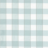 Chelsea Check/Aquamarine 27024-004 by Scalamandre Designer Fabric SCALAMANDRE WAREHOUSE 100% SILK INDIA LIGHT DUTY Horizontal: 4" and Vertical: 4.375" 54" - Swanky Fabrics -