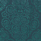 Cirrus Velvet Damask/Emerald 27219-003 by Scalamandre Designer Fabric SCALAMANDRE WAREHOUSE 3% POLYESTER|62% COTTON 32% VISCOSE 3% LINEN INDIA MEDIUM DUTY Horizontal: 45.5" and Vertical: 26.5" 53" - Swanky Fabrics -