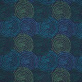 Coriolis/Ocean Deep 6140-001 by Grey Watkins Designer Fabric SCALAMANDRE WAREHOUSE 100% COTTON INDIA LIGHT DUTY Horizontal: 14.75" and Vertical: 16.75" 51" - Swanky Fabrics -