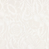 Deco Flower/Pearl Grey 27131-002 by Scalamandre Designer Fabric SCALAMANDRE WAREHOUSE 100% LINEN ITALY MEDIUM DUTY Horizontal: 43.375" and Vertical: 27" 54" - Swanky Fabrics -