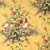 Edwin'S Covey/Multi On Mustard 16310-005 by Scalamandre Designer Fabric SCALAMANDRE WAREHOUSE 70% LINEN 30% COTTON ENGLAND LIGHT DUTY Horizontal: 31.5" and Vertical: 36" 54" - Swanky Fabrics -