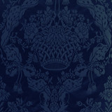 Gabriel/Blue 20355M-012 by Scalamandre Designer Fabric SCALAMANDRE WAREHOUSE 66% COTTON 34% SILK INDIA HEAVY DUTY Horizontal: 33.25" and Vertical: 26.25" 52.5" - Swanky Fabrics -