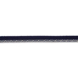 Georgica Braided Cord/Indigo C303-010 by Scalamandre Trim Designer Trim SCALAMANDRE WAREHOUSE 38% ACETATE 29% VISCOSE 27% ACRYLIC|6% COTTON ITALY LIGHT DUTY Horizontal: and Vertical: .25" - Swanky Fabrics -