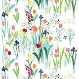Guermantes/White 16547-001 by Scalamandre Designer Fabric SCALAMANDRE WAREHOUSE 100% COTTON FRANCE LIGHT DUTY Horizontal: 34.5" and Vertical: 49.25" 50" - Swanky Fabrics -