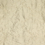 Honeysuckle Embroidery/Ivory 0702-010 by Old World Weavers Designer Fabric SCALAMANDRE WAREHOUSE 100% SILK INDIA LIGHT DUTY Horizontal: 5.5" and Vertical: 7" 54" - Swanky Fabrics -